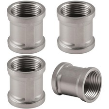 4 Stück 1 Zoll IG Edelstahl